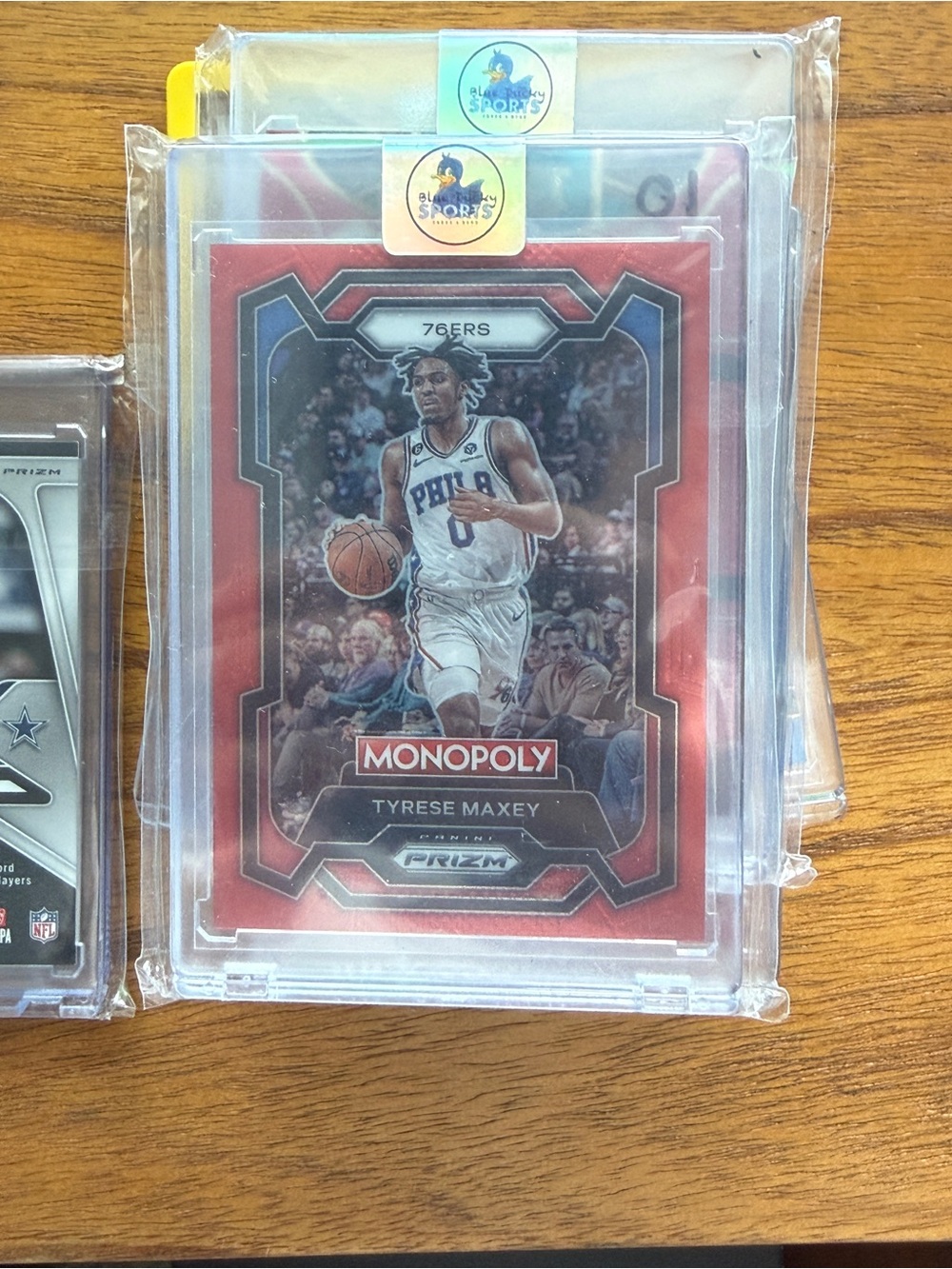 Tyrese Maxey Prizm Sports Card - Red /99